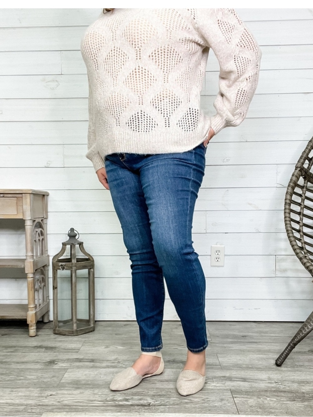 Judy Blue Relaxed Fit Jean In Texts From Your Ex 16W JB82325DK-PL